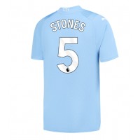 Moški Nogometni dresi Manchester City John Stones #5 Domači 2023-24 Kratek Rokav